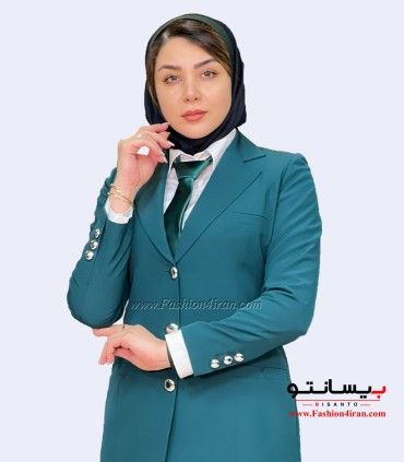 کت شلوار زنانه کرپ مازراتی کله غازی