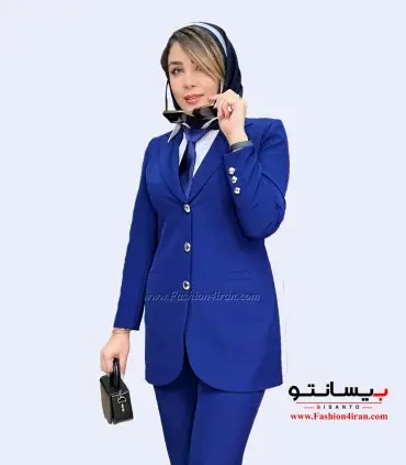کت شلوار زنانه کرپ