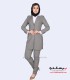 کت شلوار زنانه طوسی روشن کد 118