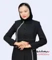 مانتو شلوار فاستونی خرجیکار طوسی کد 51