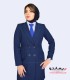 کت شلوار زنانه فیونا آبی کد 53