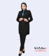 کت شلوار زنانه سوپر فیونا مشکی کد 53