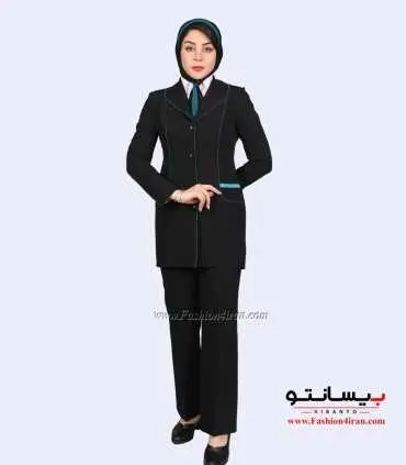 کت شلوار اداری زنانه فیونا با مغزی‌دوزی کله غازی