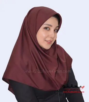 مقنعه زرشکی کد 10