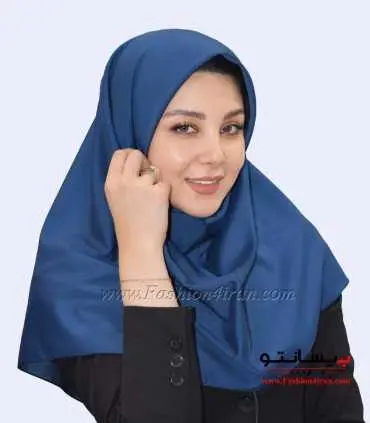 مقنعه آبی