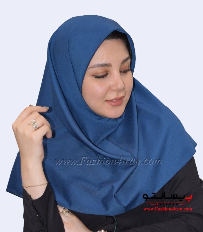 مقنعه آبی درباری کد 10