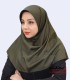 مقنعه سبز زیتونی کد 10