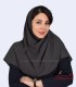 مقنعه کرپ نوک مدادی کد 11