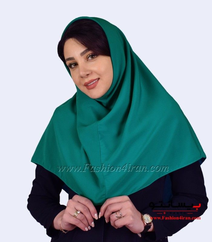 مقنعه کرپ کله غازی روشن کد 11