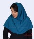مقنعه کرپ رنگ فیروزه‌ای