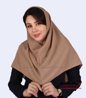 مقنعه کرپ نخودی