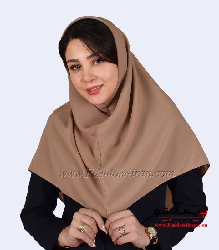 مقنعه کرپ نخودی