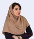 مقنعه اداری کرپ نخودی