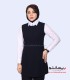 سارافون شلوار کرپ سرمه‌ای کد 80