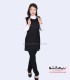 سارافون شلوار کرپ نازک سرمه‌ای کد 80