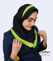 مقنعه حریر فسفوری کد 21