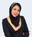 مقنعه حریر طلایی کد 21