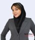 مقنعه تلدار با تل طوسی کد 46