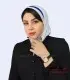 مقنعه سفید با تل آبی کد 46