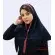 مقنعه کراواتی حریر قرمز سفید کد 41