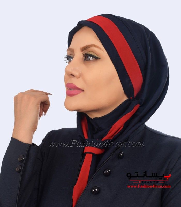 مقنعه کراواتی حریر