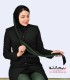 مقنعه حریر شالی سبز