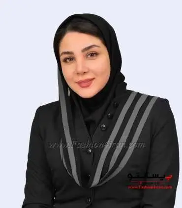 مقنعه حریر شالی طوسی کد 43