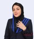 مقنعه حریر شالی