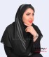 مقنعه حریر طوسی کد 38