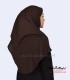 مقنعه قهوه‌ای