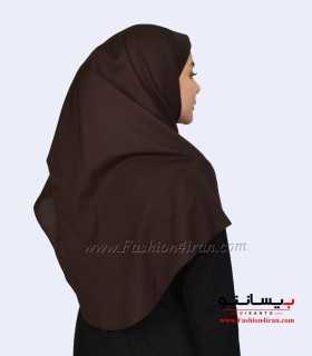 مقنعه قهوه‌ای