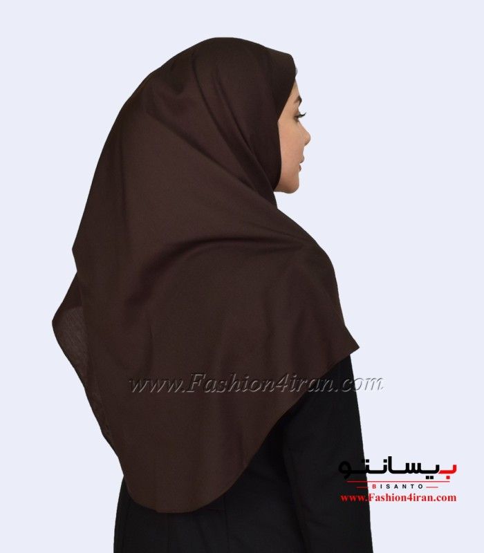 مقنعه قهوه‌ای