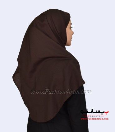 مقنعه قهوه‌ای
