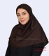 مقنعه قهوه‌ای نقاب قهوه‌ای کد 47