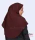 مقنعه زرشکی نقاب زرشکی