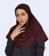 مقنعه زرشکی