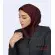 مقنعه زرشکی نقاب زرشکی کد 47