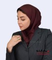 مقنعه زرشکی نقاب زرشکی کد 47