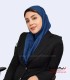 مقنعه آبی نقاب آبی کد 47