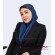 مقنعه آبی نقاب آبی کد 47