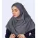 مقنعه طوسی نقاب طوسی کد 47