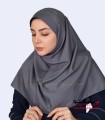 مقنعه طوسی نقاب طوسی کد 47