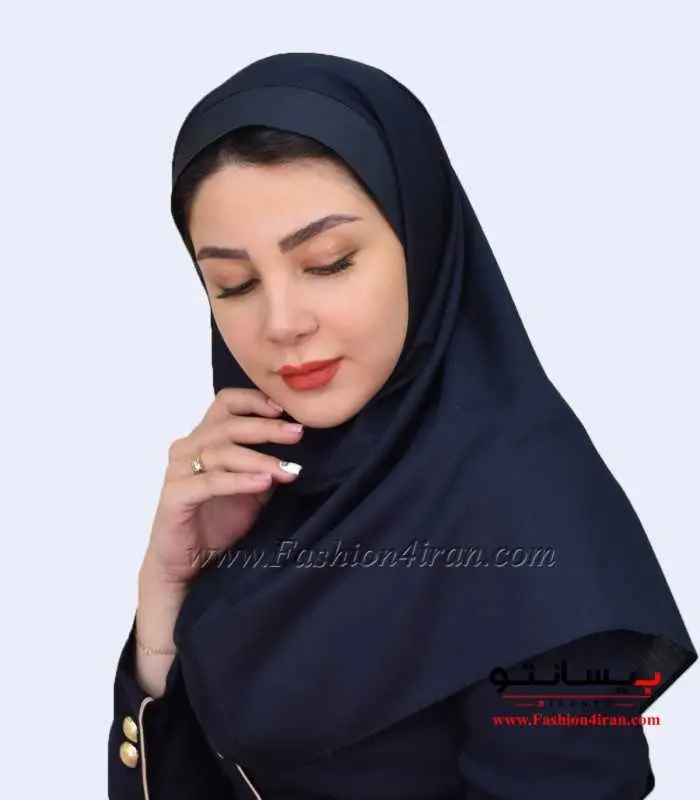 مقنعه سرمه‌ای