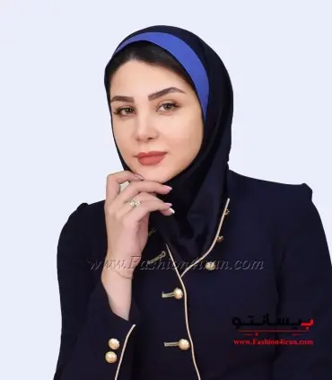 مقنعه نقاب آبی روشن کد 47