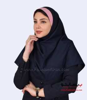 مقنعه با نقاب صورتی کد 47