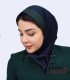 مقنعه نقاب سبز لجنی