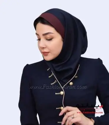 مقنعه با نقاب زرشکی