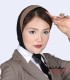 مقنعه با نقاب کرم کد 47