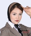 مقنعه با نقاب کرم کد 47