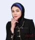 مقنعه با نقاب آبی کد 47
